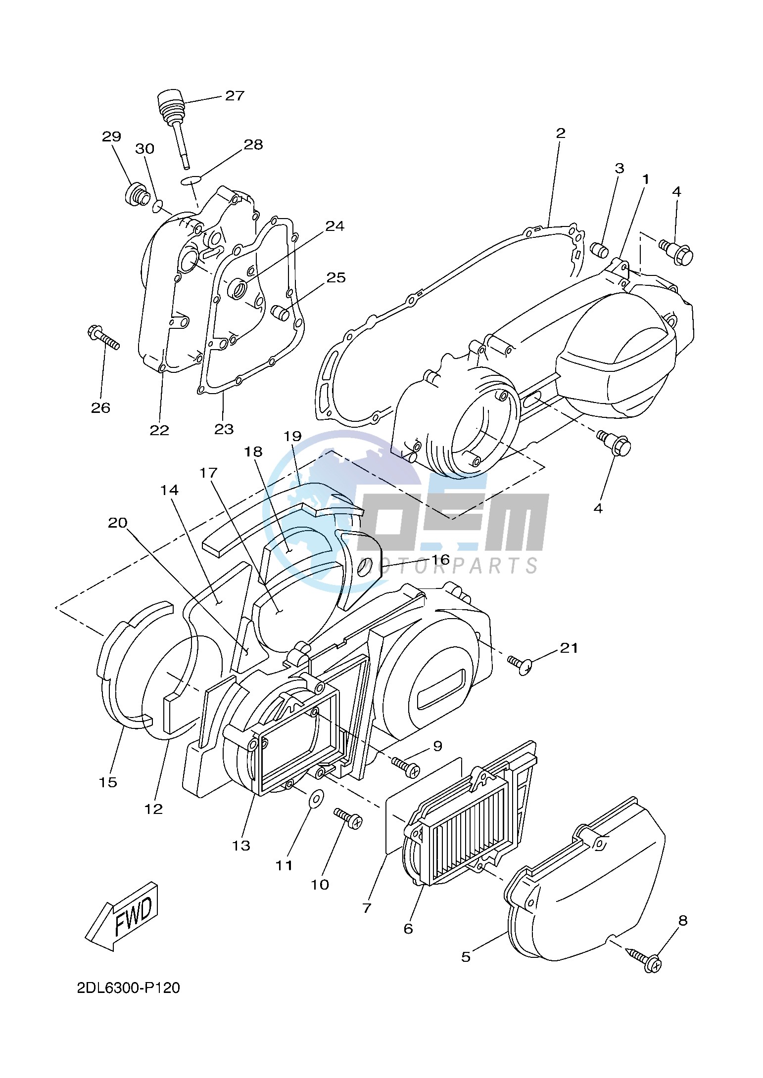 CRANKCASE COVER 1