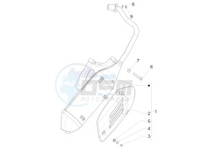 Sprint 50 4T 4V (NAFTA) drawing Silencer