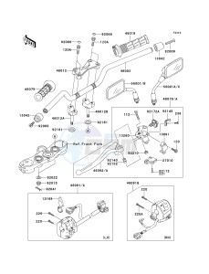 ZR 1000 A [Z1000] (A1-A3) drawing HANDLEBAR