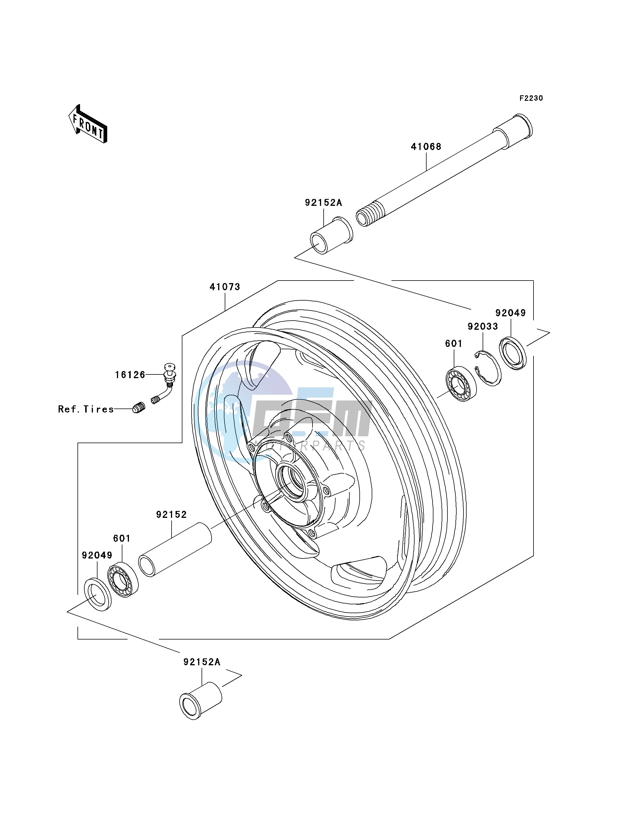 FRONT WHEEL