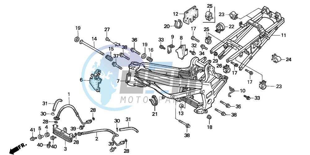 FRAME BODY (VFR750FL/FM/FN/FP)