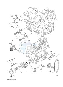 YXR700F YXR7FSPD RHINO 700 SPORTS EDITION (1RBM 1RBN 1RBP) drawing OIL PUMP