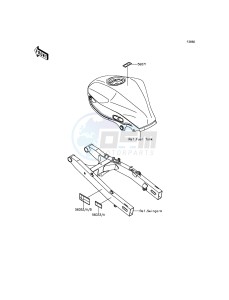 NINJA_250SL_ABS BX250BFS XX (EU ME A(FRICA) drawing Labels