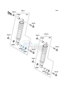 KVF750_4X4_EPS KVF750HDF EU drawing Shock Absorber(s)