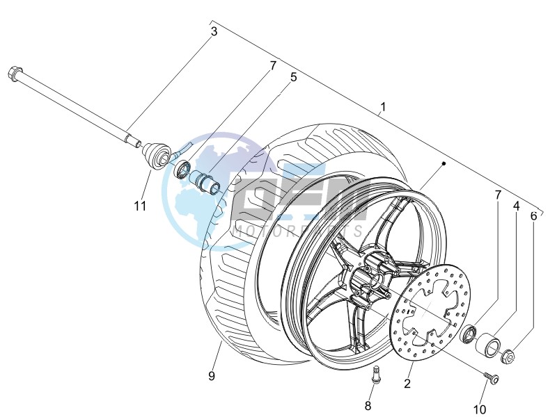 Front wheel