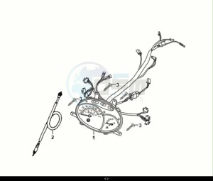 FIDDLE II 50 (AF05W5-EU) (E5) (M1) drawing SPEEDMETER