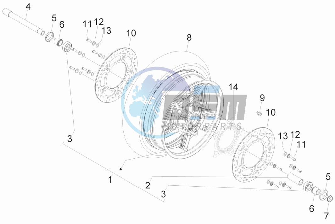 Front wheel