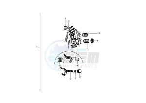 CIAO EURO2 50 drawing Component Rear Hub Single Gear