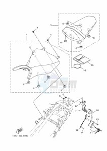 MT-03 MTN320-A (B6W6) drawing SEAT