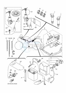 YZF320-A YZF-R3 (B2XH) drawing ELECTRICAL 1