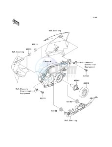 ZR 750 H [ZR-7S] (H1-H5 H5 CAN ONLY) drawing HEADLIGHT-- S- -