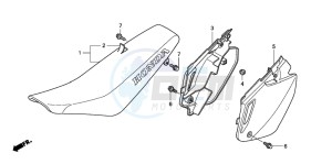 CR85RB drawing SEAT