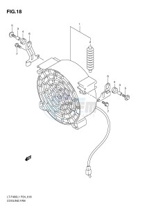 LT-F400 (P24) drawing COOLING FAN