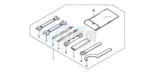 CG125ES drawing TOOLS