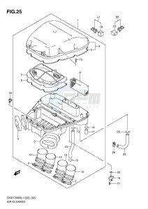 GSX1300R (E2) Hayabusa drawing AIR CLEANER