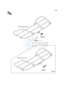 KVF750_4X4 KVF750D9F EU GB drawing Reflectors(EU,UK)