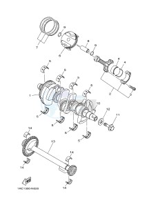 MT-09 TRACER MT09TRA TRACER 900 (2SCT) drawing CRANKSHAFT & PISTON