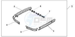 GL18009 NZ / AB NAV - (NZ / AB NAV) drawing SADDLEBAG GUARD P