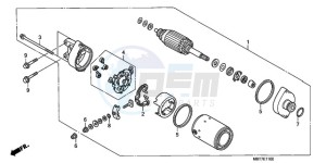 XL1000VA9 France - (F / ABS CMF) drawing STARTING MOTOR