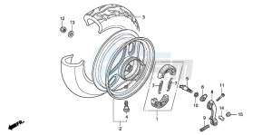 NVS503SH 502 drawing REAR WHEEL