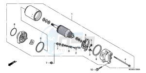 VFR8009 Europe Direct - (ED / MME TWO) drawing STARTING MOTOR