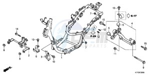 SH125B drawing FRAME BODY