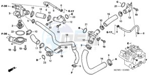 VFR800A9 Ireland - (EK / ABS MME TWO) drawing WATER HOSE