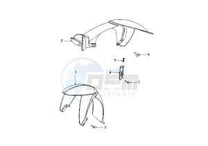 LUDIX 10 ONE - 50 cc drawing FENDER