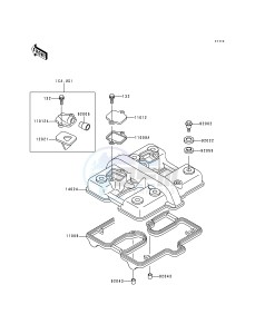 EN 500 A [VULCAN 500] (A1-D5) [VULCAN 500] drawing CYLINDER HEAD COVER