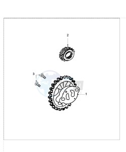 TWEET 50 VA X drawing OIL PUMP