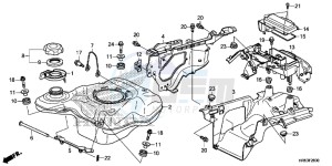 TRX500FM6G TRX680 Europe Direct - (ED) drawing FUEL TANK