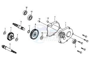 CITY 50 drawing TRANSMISSION GEARS