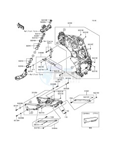 ZZR1400 ABS ZX1400FFFA FR GB XX (EU ME A(FRICA) drawing Frame