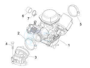 Runner 200 VXR 4t e3 (UK) UK drawing Carburettor assembly - Union pipe