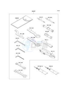 ER 650 A [ER-6N (AUSTRALIAN] (A6F-A8F) A6F drawing OWNERS TOOLS