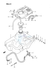 LT-F250 (E3) drawing FUEL TANK