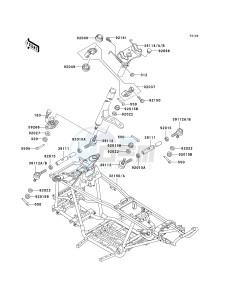 KVF 400 D [PRAIRIE 400] (D1-D4) [PRAIRIE 400] drawing FRAME