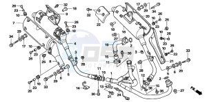 XL1000VA VARADERO drawing EXHAUST MUFFLER