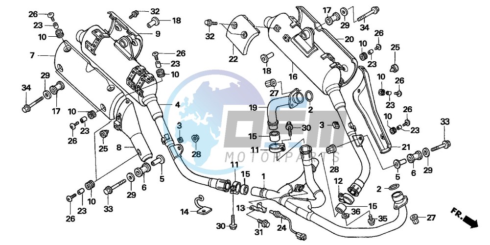 EXHAUST MUFFLER