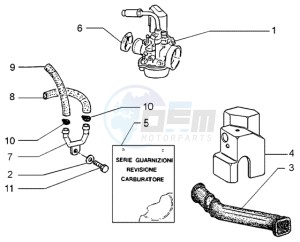 NRG 50 power DD drawing Carburettor