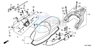 FES125B drawing SEAT/ REAR CARRIER