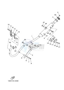 TT-R125 TT-R125LW (19CR) drawing EXHAUST