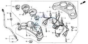 CBR125RS drawing METER (CBR125R/RS/RW5/RW6/RW8)