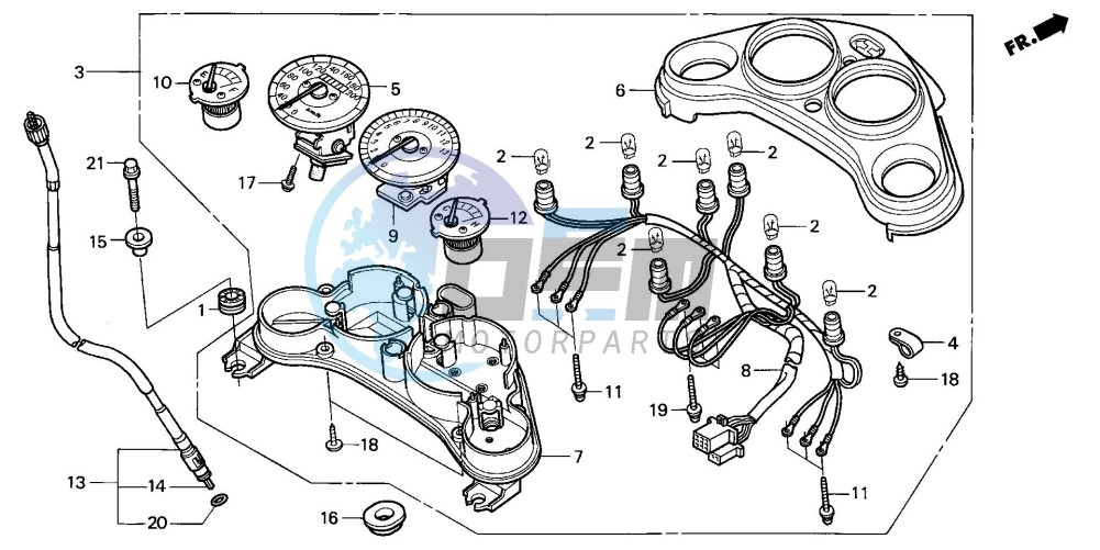 METER (CBR125R/RS/RW5/RW6/RW8)