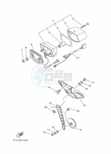 DT125 (3TTV) drawing TAILLIGHT