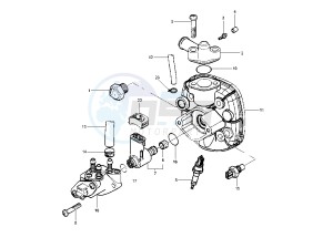 Runner PUREJET 50 drawing Cilinder head