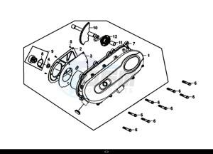 SYMPHONY CARGO 50 (AY05W7-EU) (L7-M0) drawing L. CRANK CASE COVER