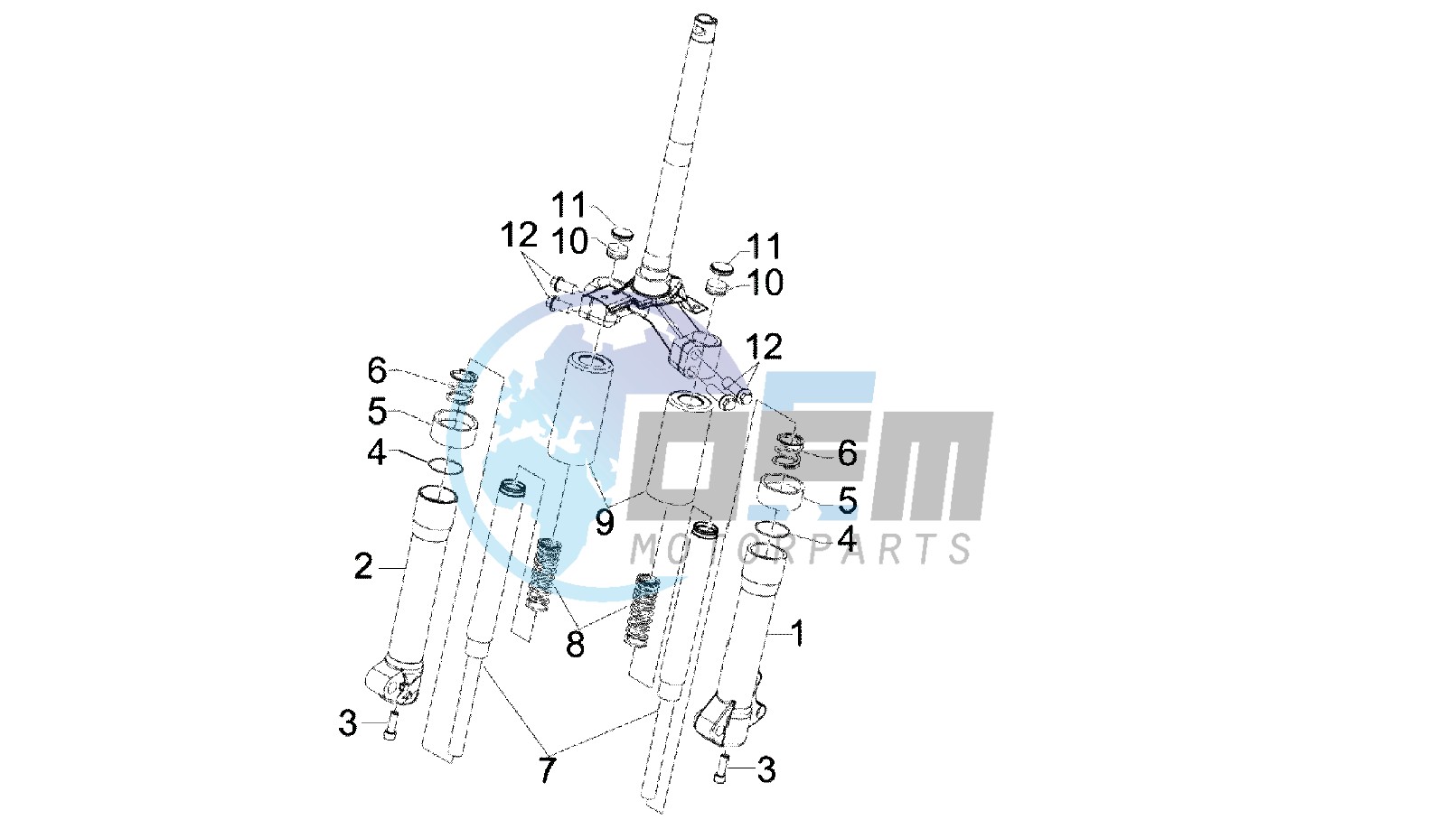 FRONT FORK ESCORTS