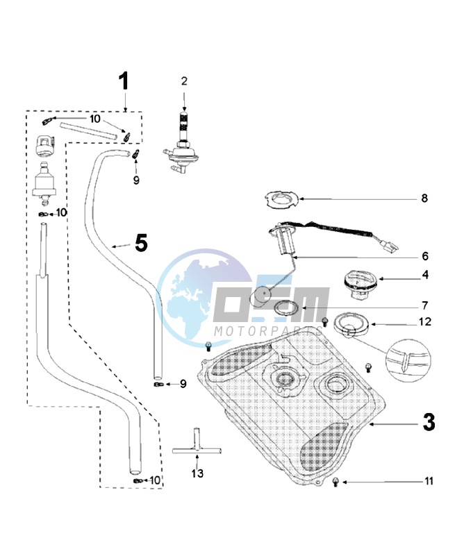 TANK AND FUEL PUMP