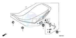 TRX250X9 Australia - (U) drawing SEAT